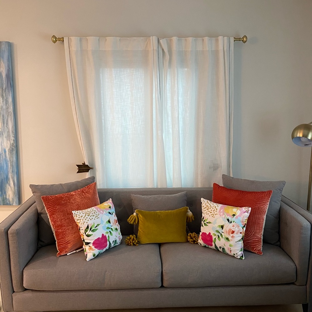 Floral Accent Throw Pillows